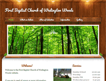Tablet Screenshot of fbcwedingtonwoods.org